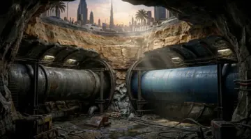 إنجاز المرحلة 1 من تطوير شبكة الصرف ومياه الأمطار بالقوز الإبداعية